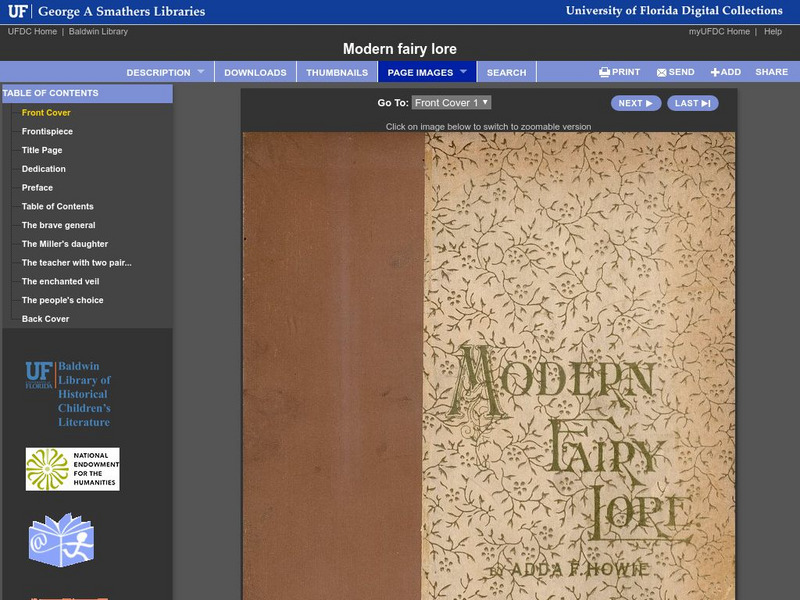 Baldwin Library: Modern Fairy Lore by Adda F. Howie Primary Baldwin Library: Modern Fairy Lore by Adda F. Howie Primary