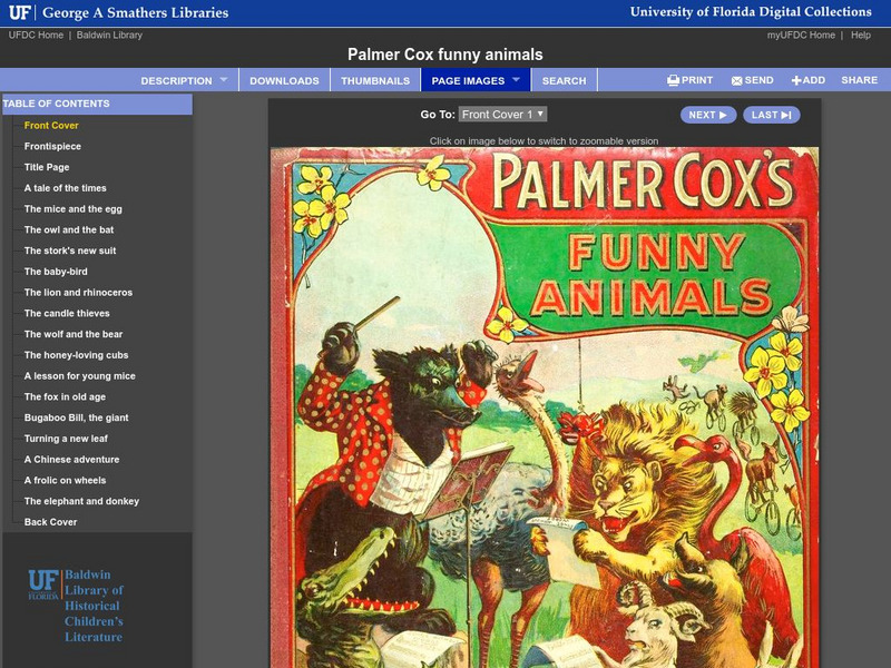 Baldwin Library: Palmer Cox's Funny Animals by Palmer Cox Primary