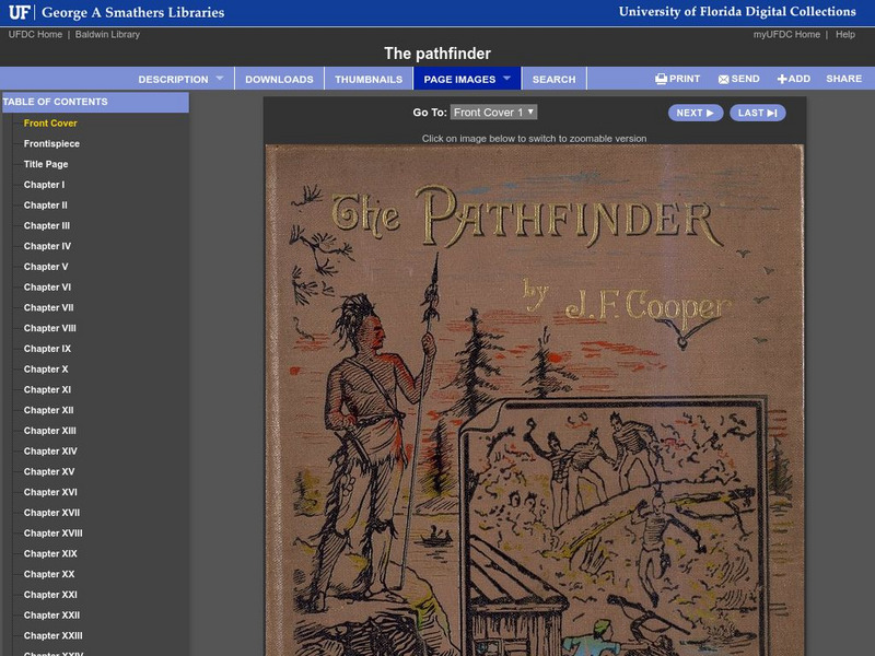 Baldwin Library: The Pathfinder by James Fenimore Cooper Primary Baldwin Library: The Pathfinder by James Fenimore Cooper Primary