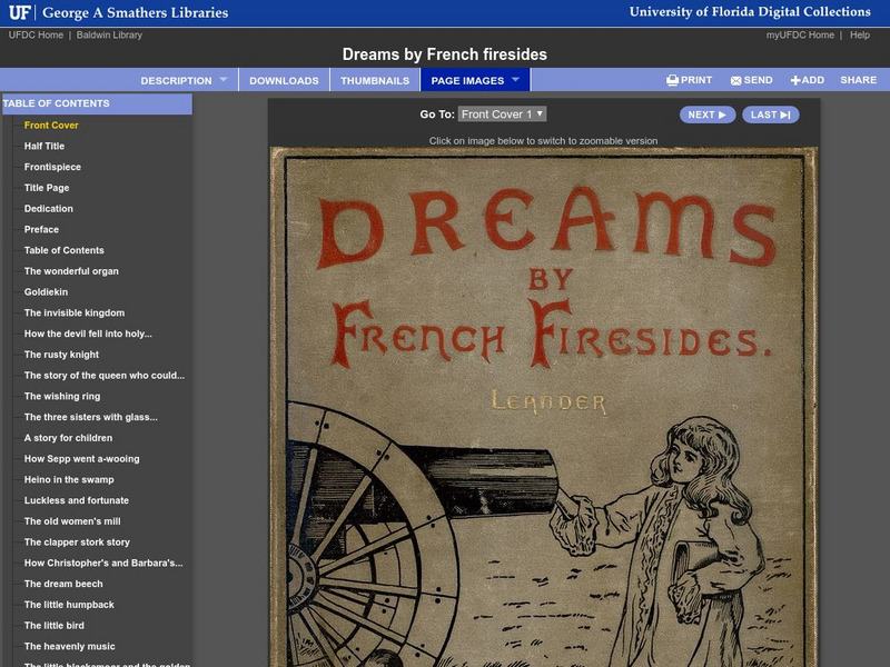 Baldwin Library: Dreams by French Firesides Stories by Richard Von Volkmann Primary Baldwin Library: Dreams by French Firesides Stories by Richard Von Volkmann Primary