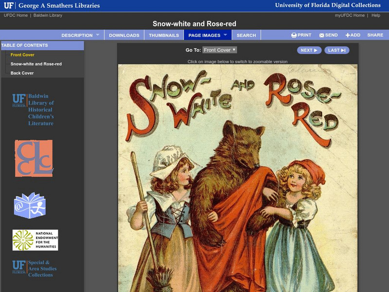 Baldwin Library: Snow White and Rose Red by Raphael Tuck & Sons Primary Baldwin Library: Snow White and Rose Red by Raphael Tuck & Sons Primary