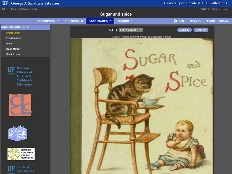 Baldwin Library: Sugar and Spice by Ernest Nister Primary Baldwin Library: Sugar and Spice by Ernest Nister Primary