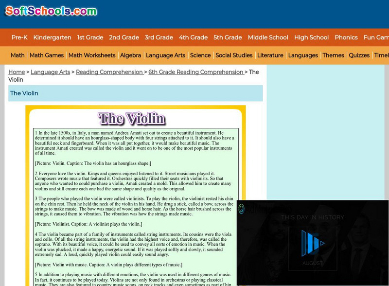 Soft Schools: The Violin Interactive