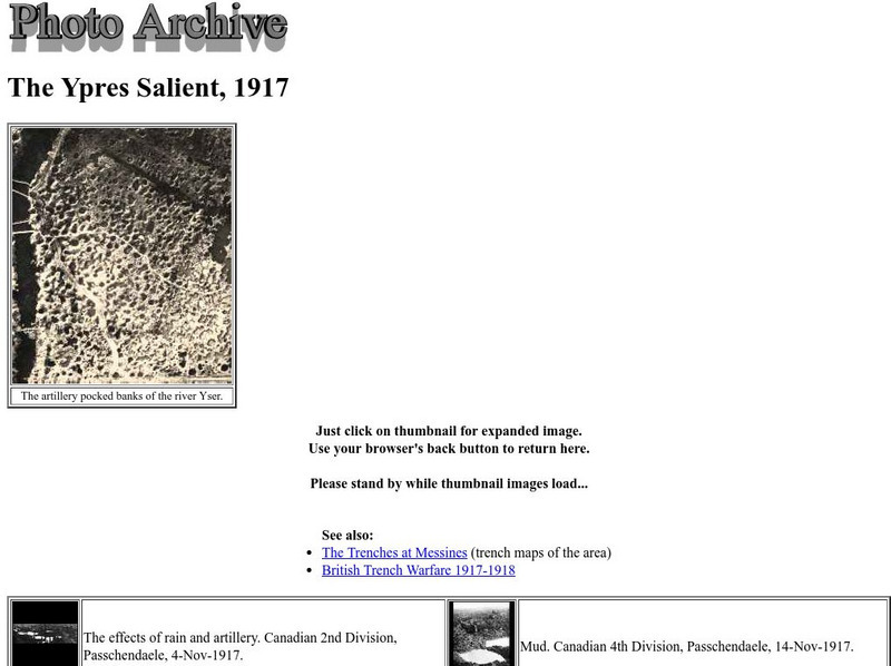 Worldwar1.com: Trenches on the Web: Photo Archive: The Ypres Salient, 1917 Graphic Worldwar1.com: Trenches on the Web: Photo Archive: The Ypres Salient, 1917 Graphic