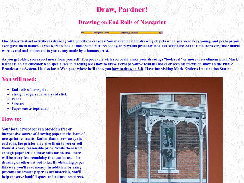 Imagination Factory: Draw, Pardner! Lesson Plan Imagination Factory: Draw, Pardner! Lesson Plan