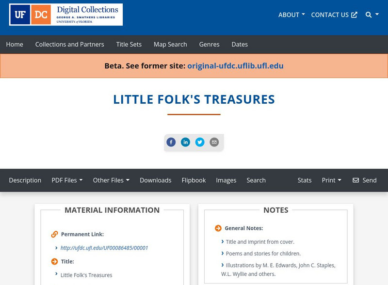 Baldwin Library: Little Fold's Treasures Primary Baldwin Library: Little Fold's Treasures Primary