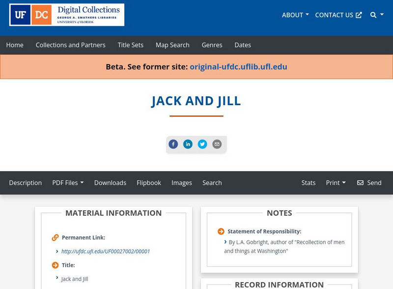 Baldwin Library: Jack and Jill Primary Baldwin Library: Jack and Jill Primary