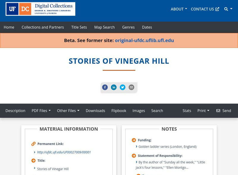 Baldwin Library: Stories of Vinegar Hill Primary