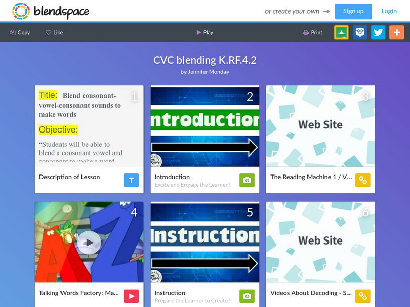 Blendspace: Cvc Blending k.rf.4.2 Website Blendspace: Cvc Blending k.rf.4.2 Website
