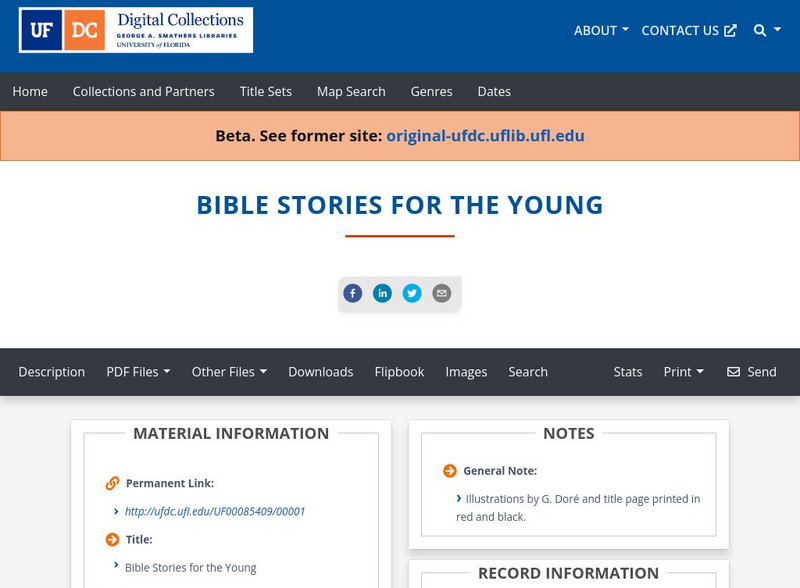 Baldwin Library: Bible Stories for the Young Primary