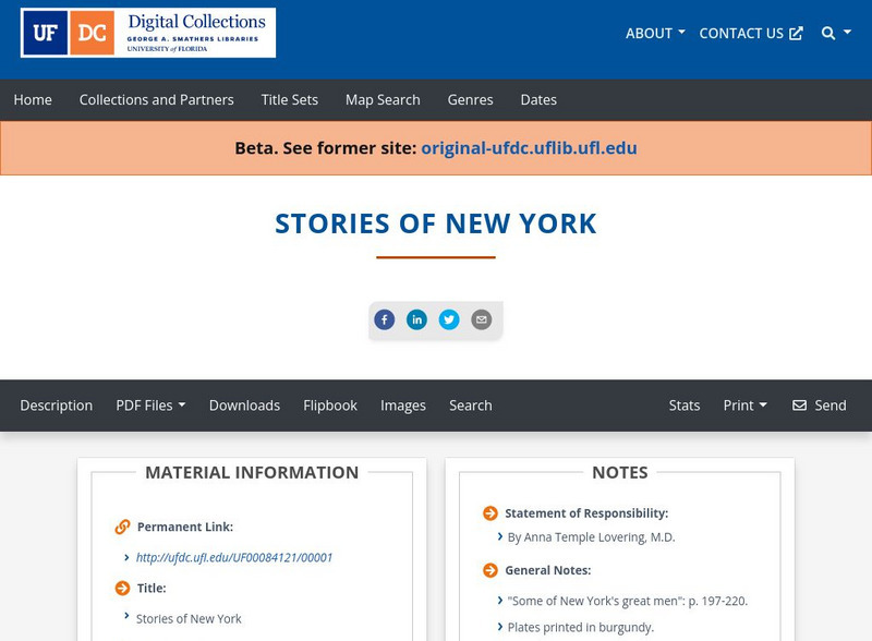 Baldwin Library: Stories of New York Primary Baldwin Library: Stories of New York Primary