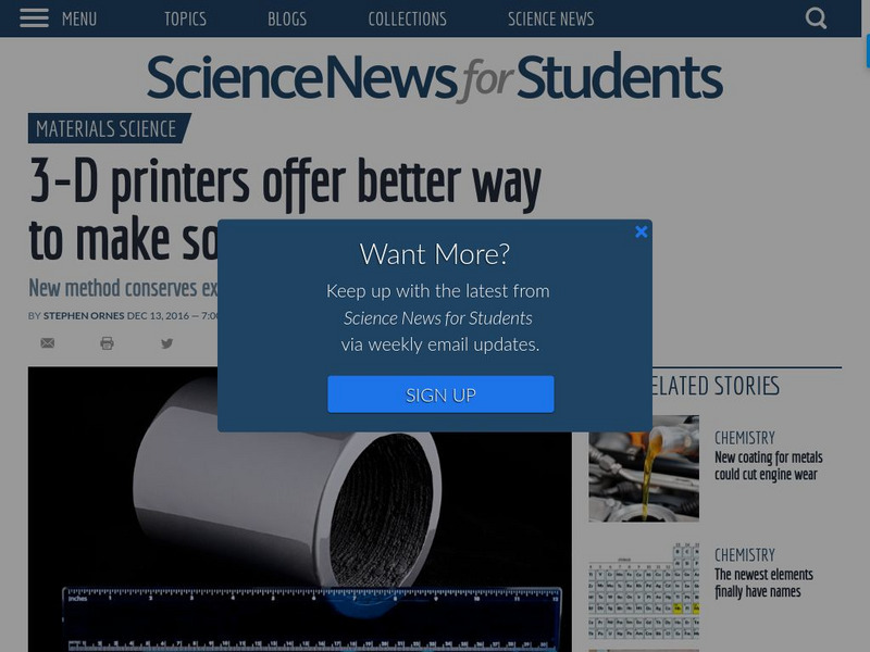Science News for Students: 3 D Printers Offer Better Way to Make Some Magnets Article Science News for Students: 3 D Printers Offer Better Way to Make Some Magnets Article