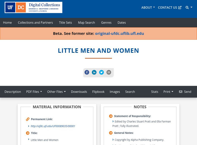 Baldwin Library: Little Men and Women Primary