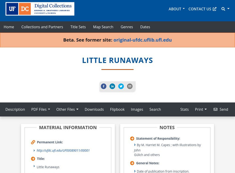 Baldwin Library: The Little Runaways Primary Baldwin Library: The Little Runaways Primary