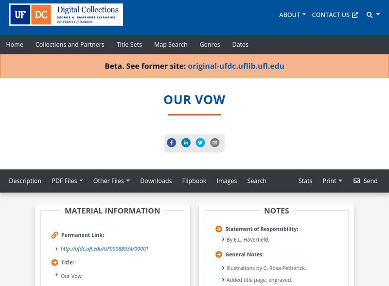 Baldwin Library: Our Vow Primary Baldwin Library: Our Vow Primary