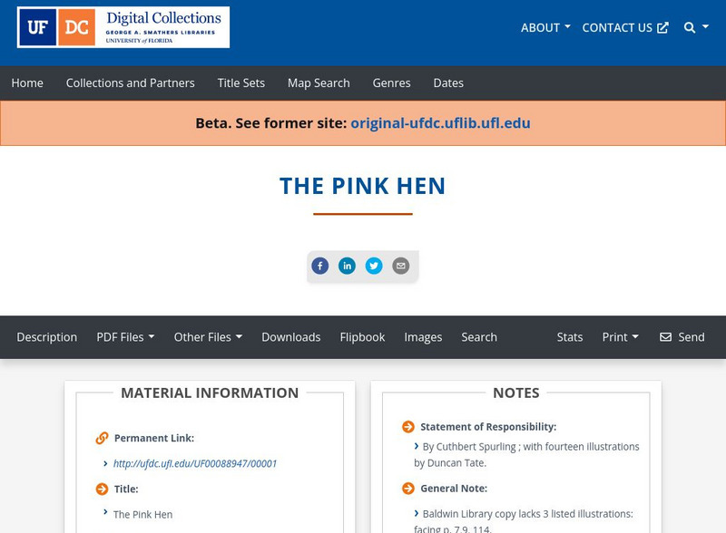 Baldwin Library: The Pink Hen Primary Baldwin Library: The Pink Hen Primary