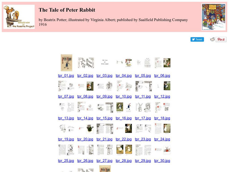 Children's Books Online: The Tale of Peter Rabbit eBook Children's Books Online: The Tale of Peter Rabbit eBook