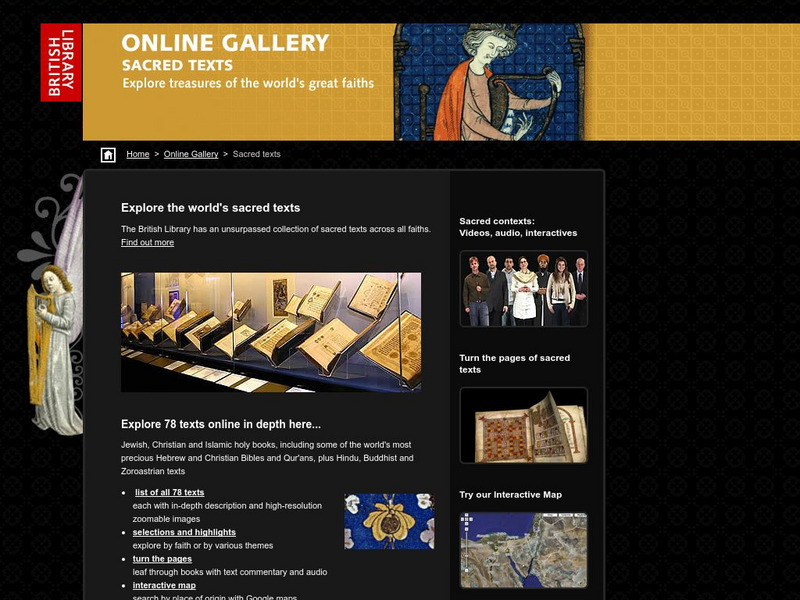 British Library: Sacred Texts: Understanding Sacred Texts Website British Library: Sacred Texts: Understanding Sacred Texts Website