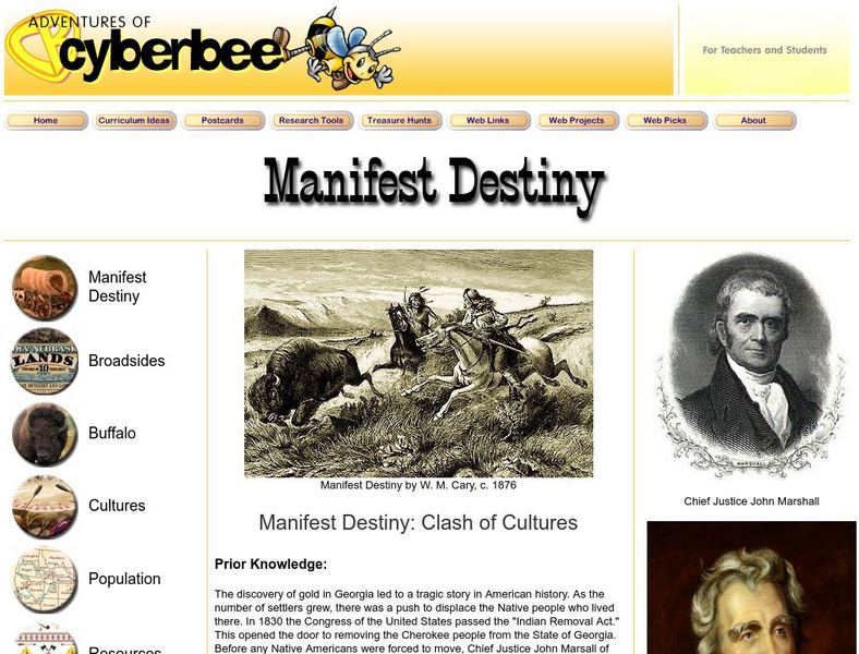 Manifest Destiny: Clash of Cultures Lesson Plan Manifest Destiny: Clash of Cultures Lesson Plan