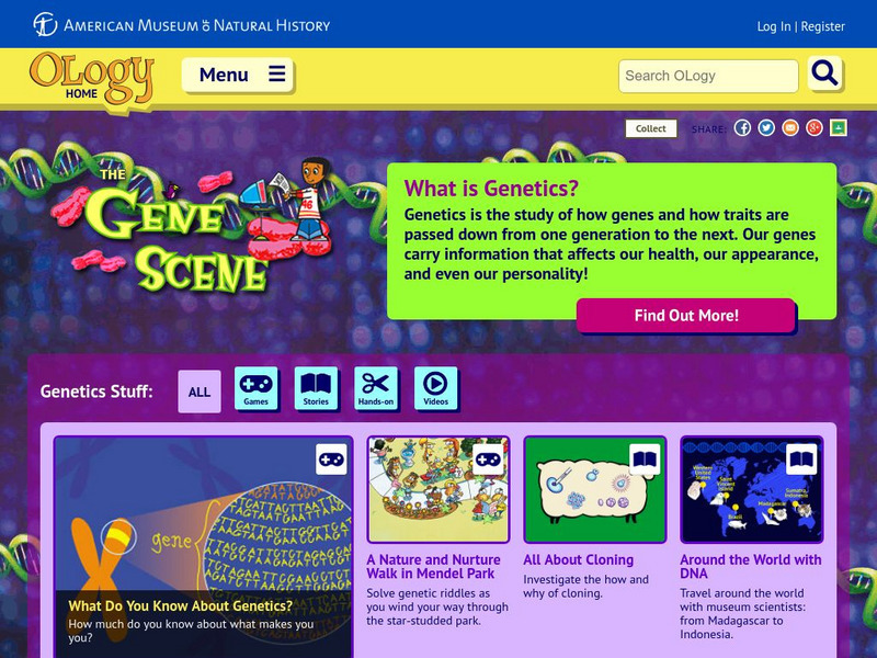 American Museum of Natural History: O Logy: Genetics Website American Museum of Natural History: O Logy: Genetics Website