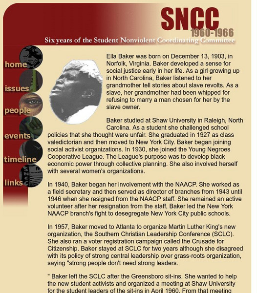 Ibiblio: Student Nonviolent Coordinating Committee Handout Ibiblio: Student Nonviolent Coordinating Committee Handout