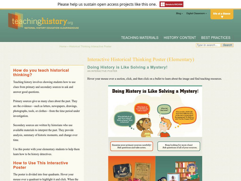 Teaching History: Doing History Is Like Solving a Mystery! Interactive Teaching History: Doing History Is Like Solving a Mystery! Interactive