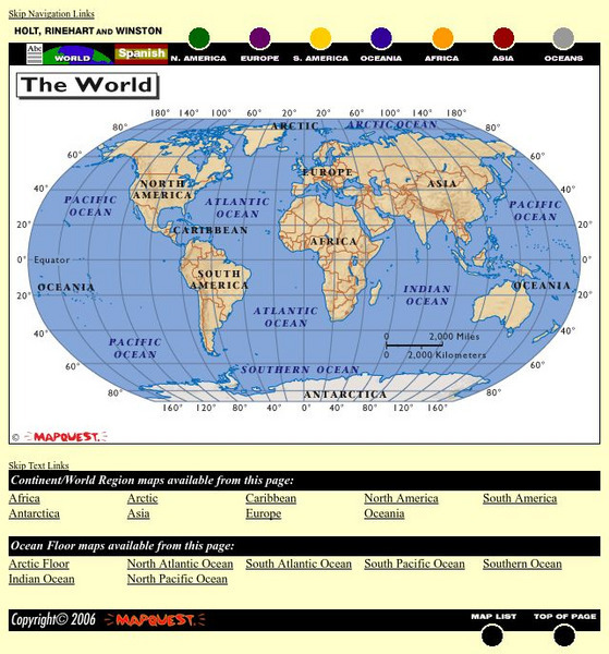 Holt, Rinehart and Winston: World Atlas Graphic Holt, Rinehart and Winston: World Atlas Graphic