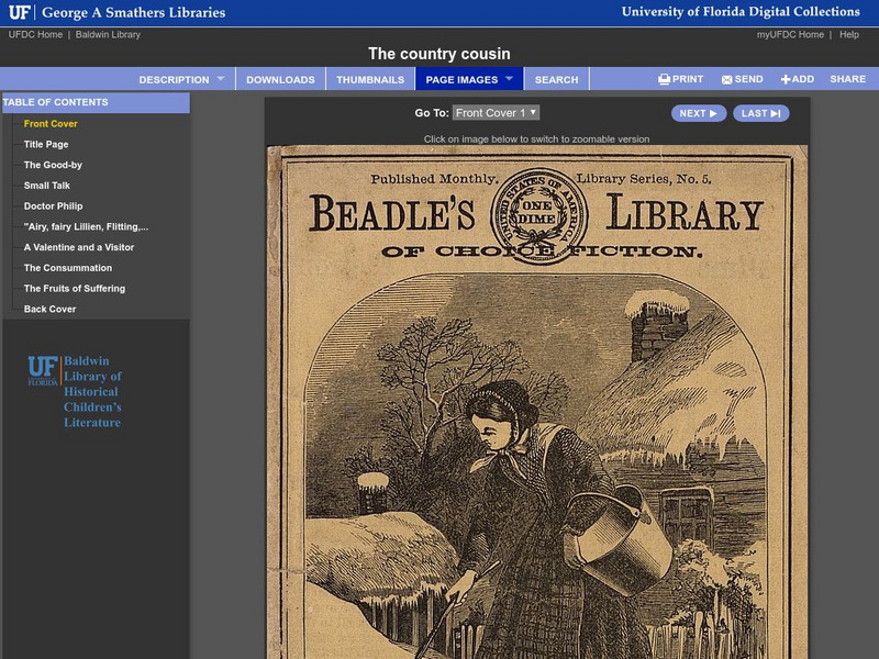 Baldwin Library: The Country Cousin by Metta Victoria Fuller Victor Primary