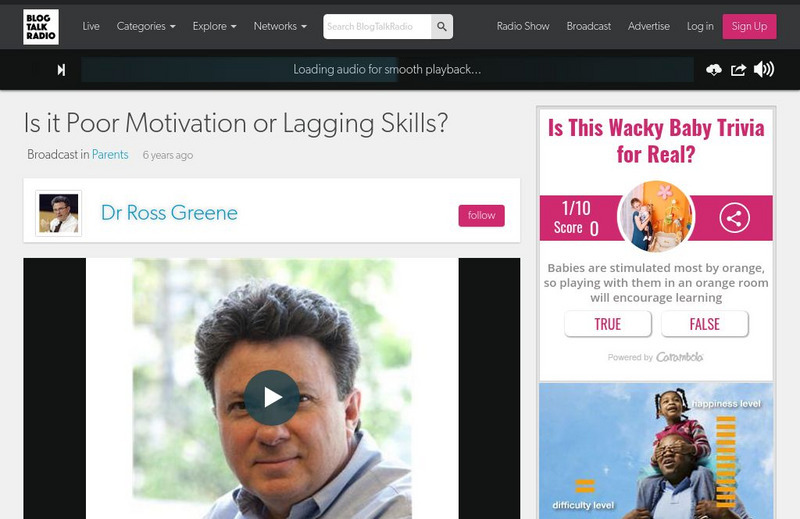 Collaborative Problem Solving at Home: Is It Poor Motivation or Lagging Skills? Audio