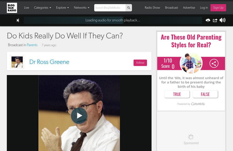 Collaborative Problem Solving at Home: Do Kids Really Do Well if They Can? Audio