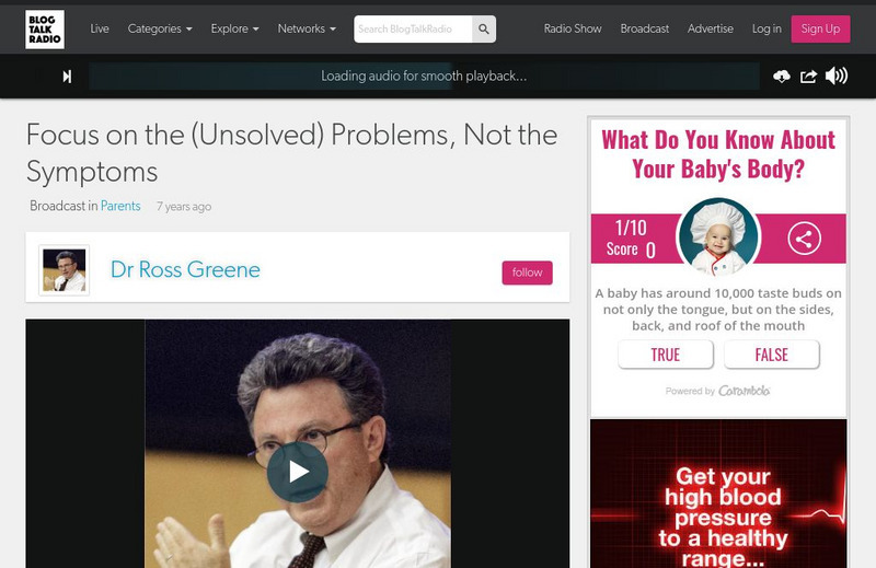 Collaborative Problem Solving at Home: Focus on the Problems Not the Symptoms Audio