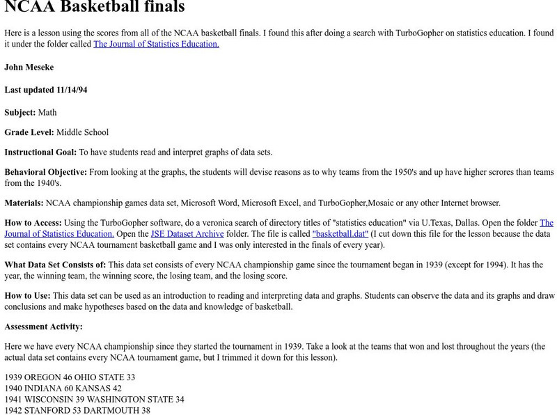 University of Illinois: Ncaa Basketball Finals Bar Graphs Website University of Illinois: Ncaa Basketball Finals Bar Graphs Website