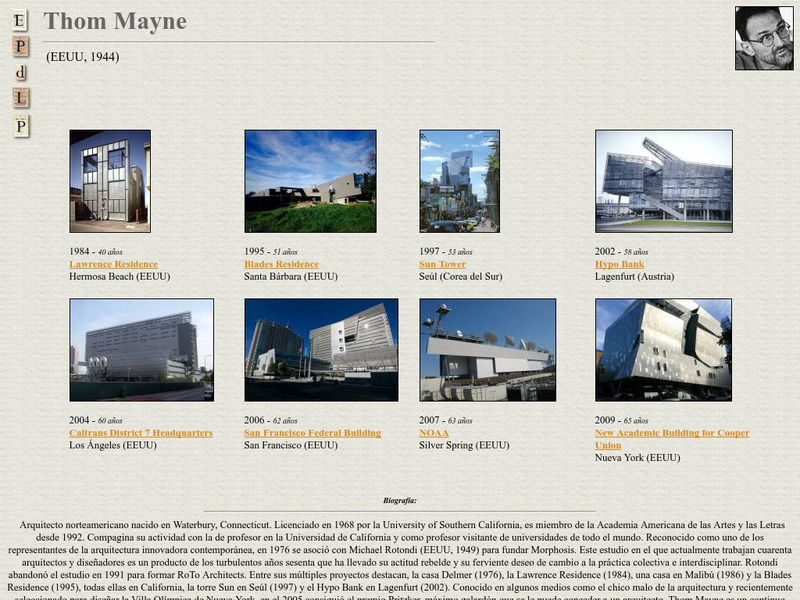 E Pd Lp: Thom Mayne Handout E Pd Lp: Thom Mayne Handout