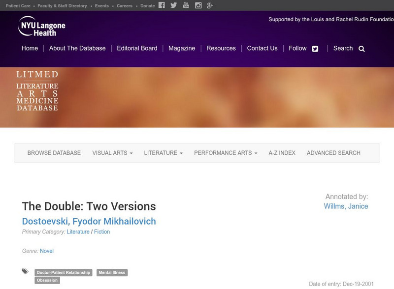 Nyu: The Double Two Versions Handout Nyu: The Double Two Versions Handout