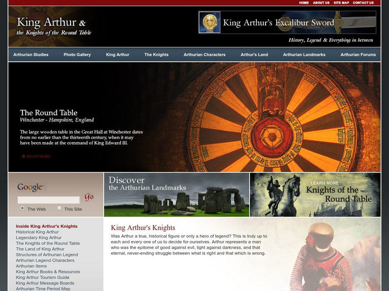 King Arthur and the Knights of the Round Table Website King Arthur and the Knights of the Round Table Website