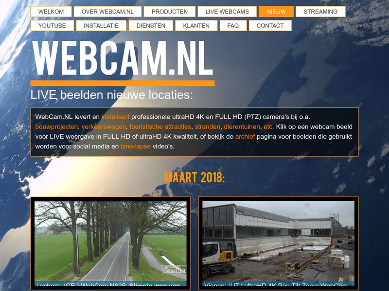 Web cam.nl (Netherlands) Graphic Web cam.nl (Netherlands) Graphic