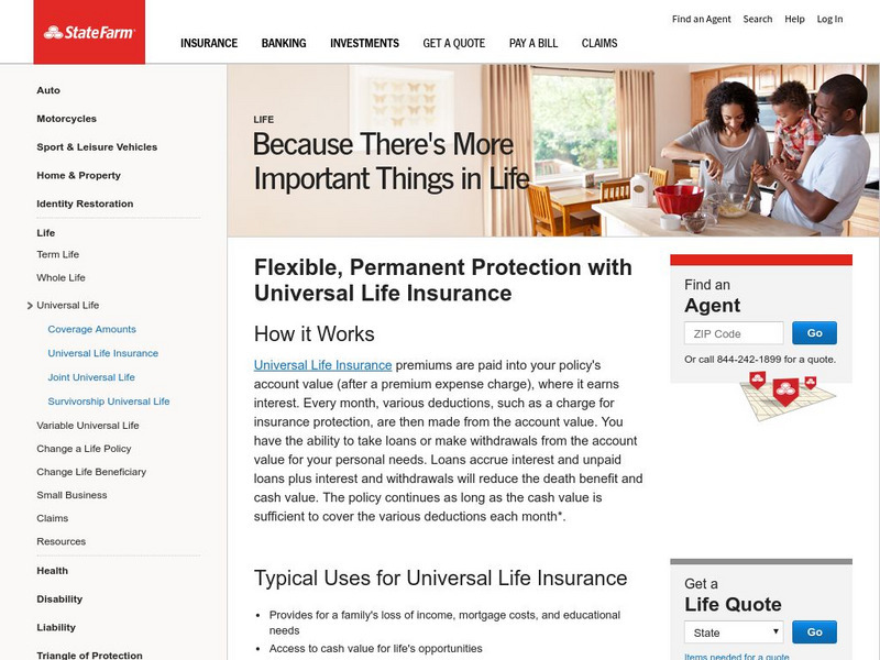 State Farm: What Is Universal Life Insurance? Website State Farm: What Is Universal Life Insurance? Website