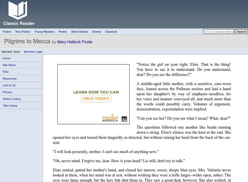Classic Reader: "Pilgrims to Mecca" by Mary Hallock Foote eBook Classic Reader: "Pilgrims to Mecca" by Mary Hallock Foote eBook
