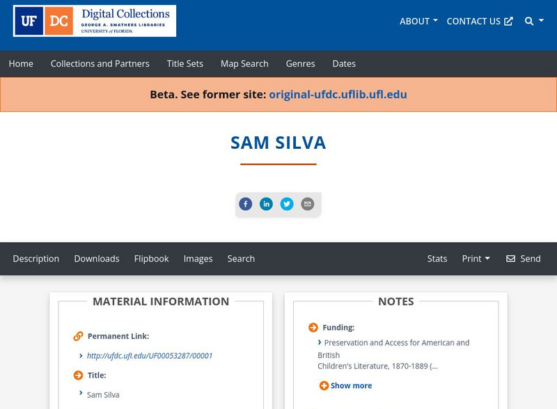 Baldwin Library: Sam Silva by William Oliphant & Co. Primary Baldwin Library: Sam Silva by William Oliphant & Co. Primary