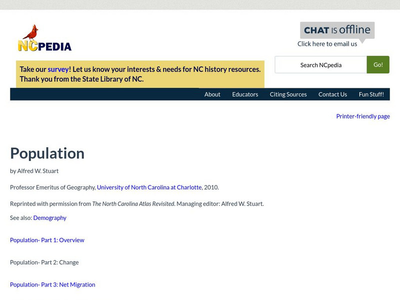 N Cpedia: Population: Change Handout N Cpedia: Population: Change Handout