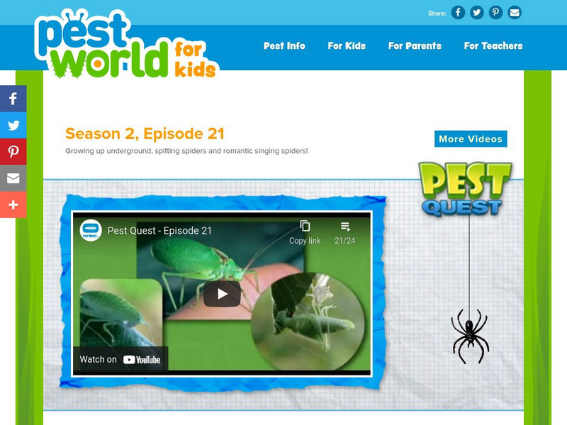 Pest World for Kids: Season 2: Episode 21 Instructional Video Pest World for Kids: Season 2: Episode 21 Instructional Video