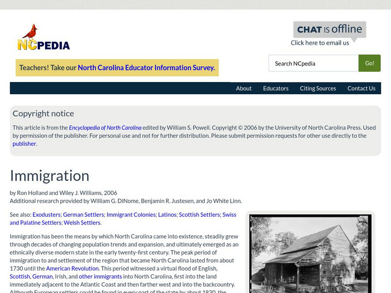 N Cpedia: Immigration Handout