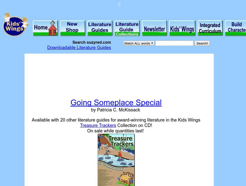 Texas Bluebonnet Books: "Goin' Someplace Special" Unit Plan