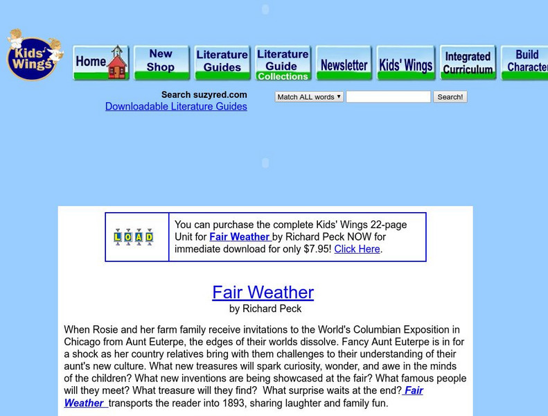 Texas Bluebonnet Books: "Fair Weather" Activity Texas Bluebonnet Books: "Fair Weather" Activity