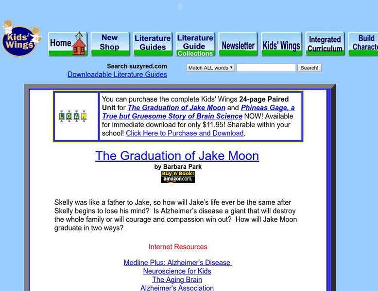 Texas Bluebonnet Books: "The Graduation of Jake Moon" Activity Texas Bluebonnet Books: "The Graduation of Jake Moon" Activity