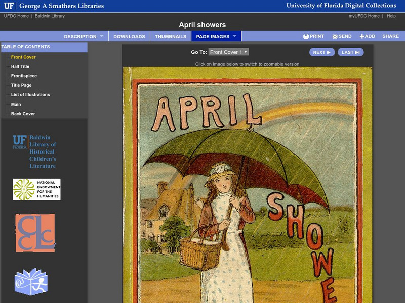 Baldwin Library: April Showers by Mabel Dearmer Primary