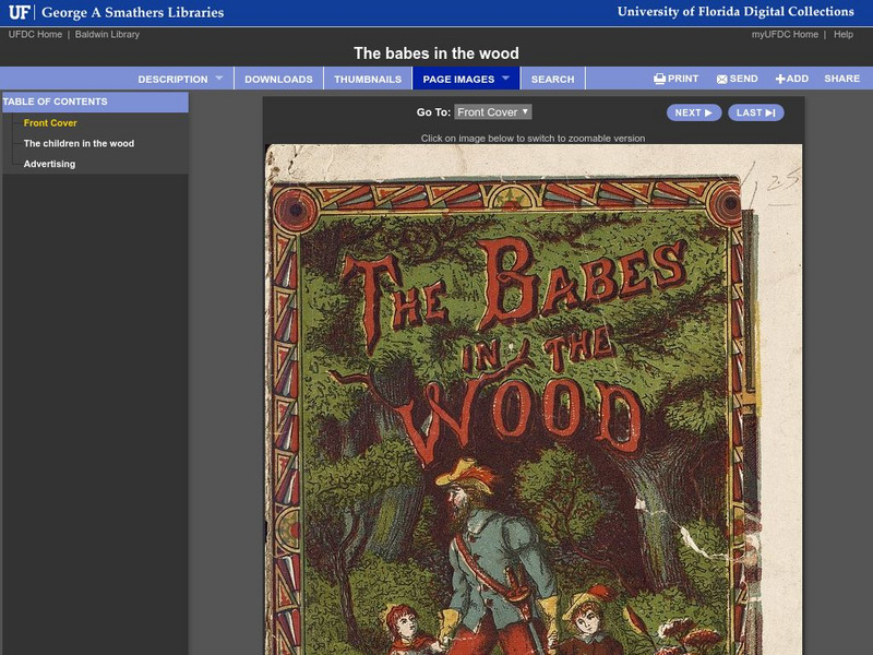 Baldwin Library: Babes in the Wood by Peter Thompson Primary