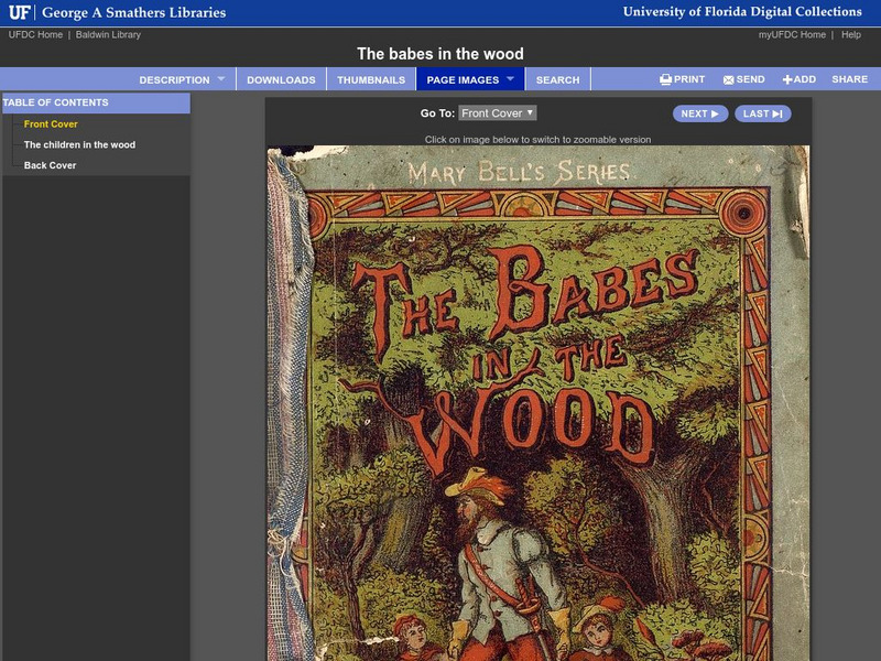 Baldwin Library: Babes in the Wood by Peter Thompson Primary