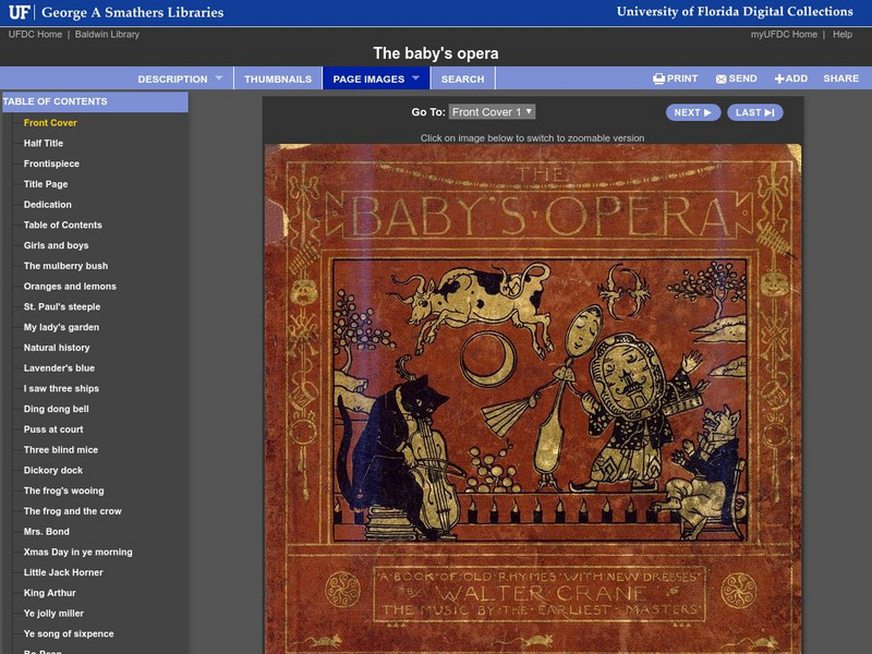 Baldwin Library: The Baby's Opera by Walter Crane Primary Baldwin Library: The Baby's Opera by Walter Crane Primary