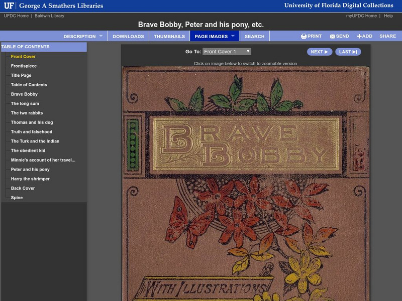 Baldwin Library: Brave Bobby, Peter and His Pony by Frederick Warne and Co. Primary